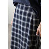 オンブレチェック柄Iラインスカート 77-004639 | BONJOUR SAGAN | 詳細画像8 