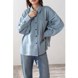 クラッシュデニムボリュームスリーブ2WAYボウタイシャツ 77-004665 | BONJOUR SAGAN | 詳細画像7 