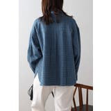 クラッシュデニムボリュームスリーブ2WAYボウタイシャツ 77-004665 | BONJOUR SAGAN | 詳細画像13 