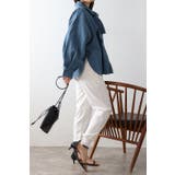 クラッシュデニムボリュームスリーブ2WAYボウタイシャツ 77-004665 | BONJOUR SAGAN | 詳細画像15 