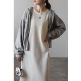 GRAY | ダブルジップピグメントパーカー 77-004680 | BONJOUR SAGAN