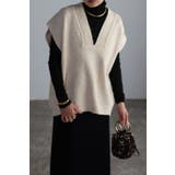 IVORY | ベスト ニット ニットベスト | BONJOUR SAGAN