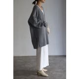 ディープVネックリブニット | BONJOUR SAGAN | 詳細画像3 