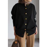 ダイバーニット金釦カーディガン | BONJOUR SAGAN | 詳細画像1 