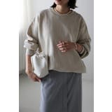 IVORY | オーバーサイズダンボールニットプルオーバー 88-002369 | BONJOUR SAGAN