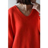 バイカラーコクーンVネックニット 88-002372 | BONJOUR SAGAN | 詳細画像13 