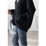 起毛畦ディープVネックニット 88-002551 | BONJOUR SAGAN | 詳細画像4