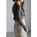 配色デザインリブニット | BONJOUR SAGAN | 詳細画像1 