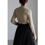 配色デザインリブニット | BONJOUR SAGAN | 詳細画像12 