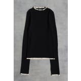 配色デザインリブニット | BONJOUR SAGAN | 詳細画像17 