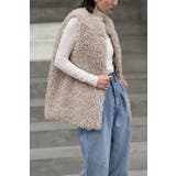 プードルファーロングベスト 88-003580 | BONJOUR SAGAN | 詳細画像6 