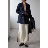 アルパカタッチ配色切替スカート 88-002580 | BONJOUR SAGAN | 詳細画像1 