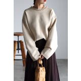 IVORY | ランタンスリーブダイバーニット 88-003129/88-002621 | BONJOUR SAGAN