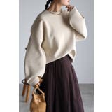 ランタンスリーブダイバーニット 88-003129/88-002621 | BONJOUR SAGAN | 詳細画像7