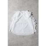 ＼新色ホワイト登場！ ラッフルカラー袖フリルチュニックブラウス 88 | BONJOUR SAGAN | 詳細画像17 