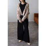 起毛ディープVクロップドニットカーディガン 88-002954 | BONJOUR SAGAN | 詳細画像11