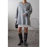 モヘアタッチニットチュニック 88-003372/88-002997 | BONJOUR SAGAN | 詳細画像1