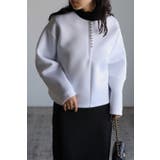 OFF-WHITE | 前後2WAYパールキーネックダンボールプルオーバー 88-003028 | BONJOUR SAGAN