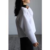 前後2WAYパールキーネックダンボールプルオーバー 88-003028 | BONJOUR SAGAN | 詳細画像9 