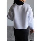 前後2WAYパールキーネックダンボールプルオーバー 88-003028 | BONJOUR SAGAN | 詳細画像11 