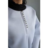 前後2WAYパールキーネックダンボールプルオーバー 88-003028 | BONJOUR SAGAN | 詳細画像13 