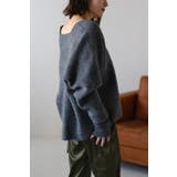 アームウォーマー付きVネックニット 88-003284/88-003033 | BONJOUR SAGAN | 詳細画像2 