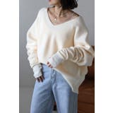 アームウォーマー付きVネックニット 88-003284/88-003033 | BONJOUR SAGAN | 詳細画像5 