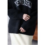 NEBRASKAカレッジロゴシャギーニット 88 003398 | BONJOUR SAGAN | 詳細画像8