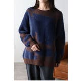 BROWN | フェザー×杢ストレッチジャガードニット 88-003053 | BONJOUR SAGAN