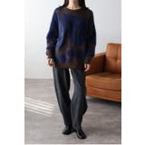 フェザー×杢ストレッチジャガードニット 88-003053 | BONJOUR SAGAN | 詳細画像1