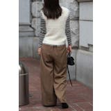 ブロードロールアップワイドパンツ 88-003057 | BONJOUR SAGAN | 詳細画像12 