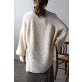 ウールタッチラウンドネックリブニット 88-003151 | BONJOUR SAGAN | 詳細画像12 