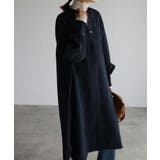 NAVY | えりんさんコラボ シャツワンピース 88-003158 | BONJOUR SAGAN