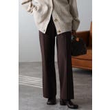 BROWN | ダンボールニットセンターシームパンツ 88-003170 | BONJOUR SAGAN
