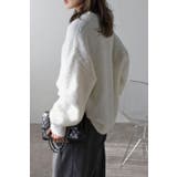 ウール混ブークレーニットプルオーバー 88-003211 | BONJOUR SAGAN | 詳細画像2 