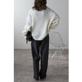 ウール混ブークレーニットプルオーバー 88-003211 | BONJOUR SAGAN | 詳細画像5 