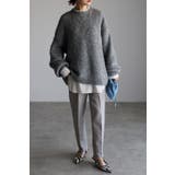 ウール混ブークレーニットプルオーバー 88-003211 | BONJOUR SAGAN | 詳細画像9 