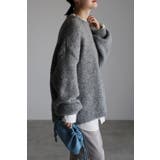 ウール混ブークレーニットプルオーバー 88-003211 | BONJOUR SAGAN | 詳細画像10 