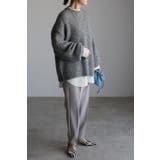 ウール混ブークレーニットプルオーバー 88-003211 | BONJOUR SAGAN | 詳細画像11 