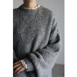 ウール混ブークレーニットプルオーバー 88-003211 | BONJOUR SAGAN | 詳細画像14 