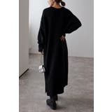 センターシームラウンドカットニットワンピ 88-003223 | BONJOUR SAGAN | 詳細画像5 