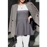 GRAY | ペプラムベアトップ 88-003298 | BONJOUR SAGAN