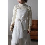 IVORY | 異素材ウエストリボンキャミビスチェ 88-003389 | BONJOUR SAGAN