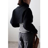 前後2WAYラップオフタートルニットトップ 88-003403 | BONJOUR SAGAN | 詳細画像15 