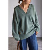 MINT | ディープVネックニット | BONJOUR SAGAN