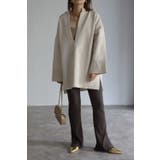 ディープVネックダンボールプルオーバー/BEIGE/ | BONJOUR SAGAN | 詳細画像2 