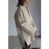 ディープVネックダンボールプルオーバー/BEIGE/ | BONJOUR SAGAN | 詳細画像3 