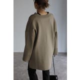 ディープVネックダンボールプルオーバー/BEIGE/ | BONJOUR SAGAN | 詳細画像13 