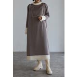 配色パイピングワンピース 77-000969 | BONJOUR SAGAN | 詳細画像10 