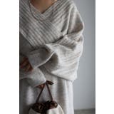 セーター付きディープVネックニットワンピース 88 002360 | BONJOUR SAGAN | 詳細画像13 